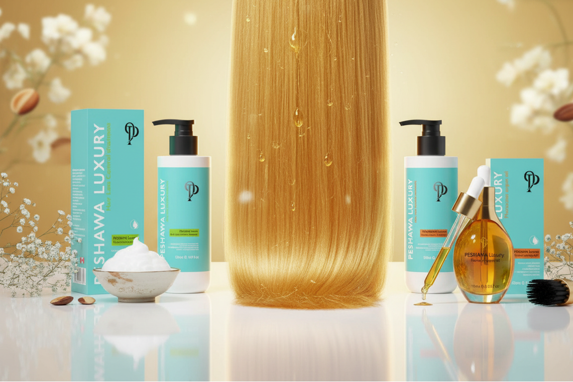 PESHAWA Luxury Haarverzorgingsset - premium bundel voor gezond haar